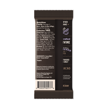 Premium Date-Sweetened Chocolate Bar - 65% Cacao