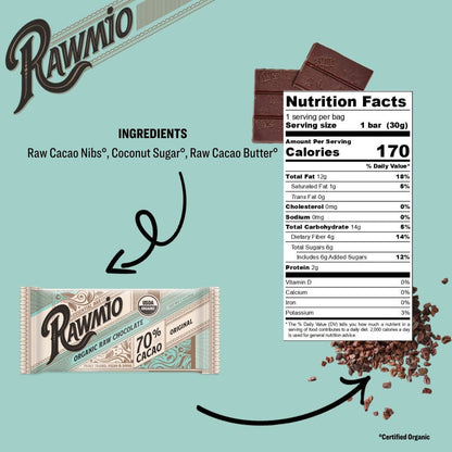 Essential Dark Chocolate Bar - 70% Cacao