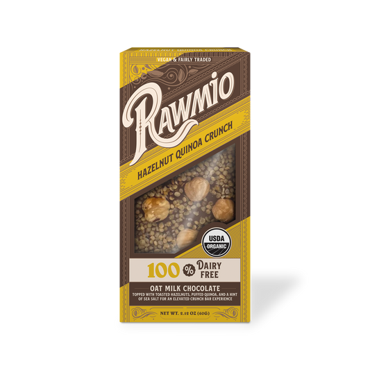 Hazelnut Quinoa Crunch Bark