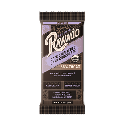 Premium Date-Sweetened Chocolate Bar - 65% Cacao