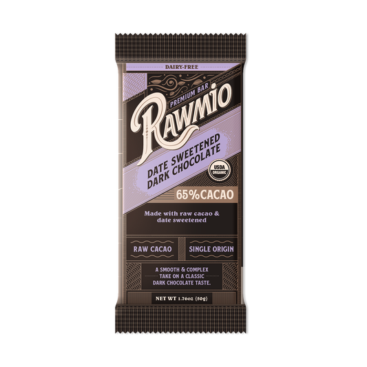 Premium Date-Sweetened Chocolate Bar - 65% Cacao